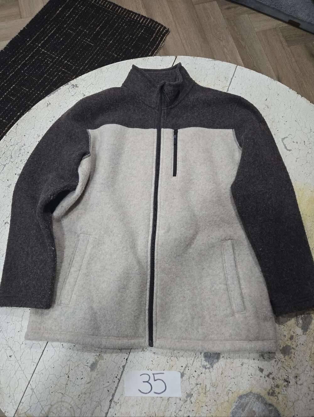 Smartwool Hudson Trail Wool Fleece Full Zip Men's XL